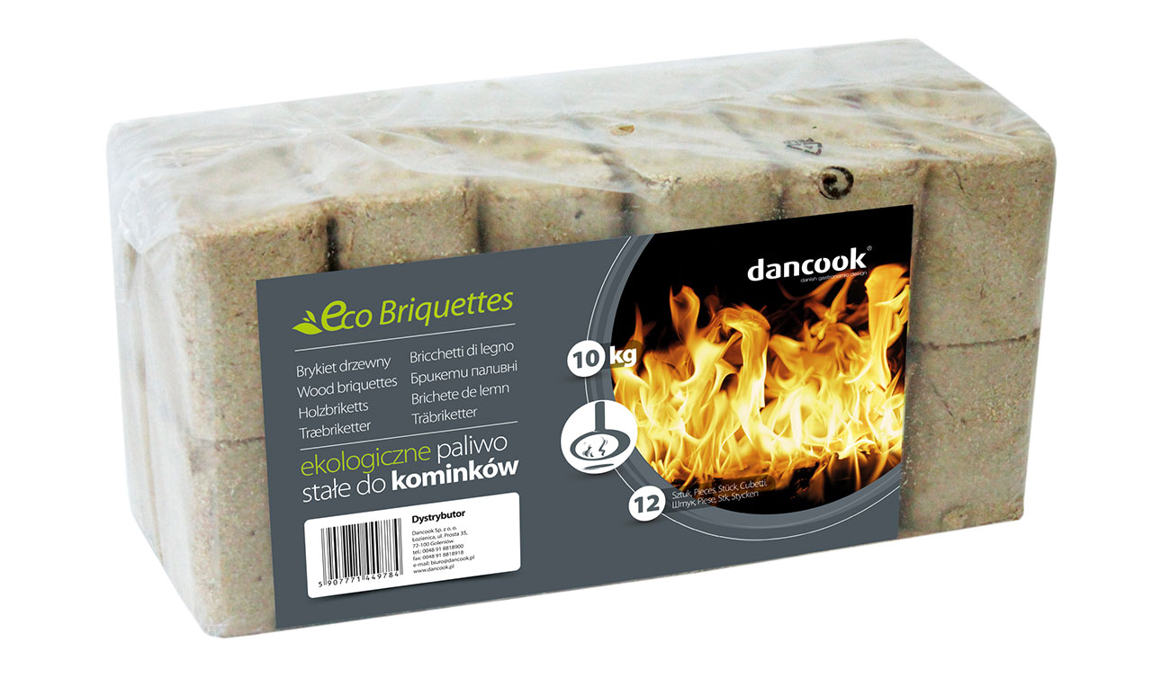 Eco wood briquettes