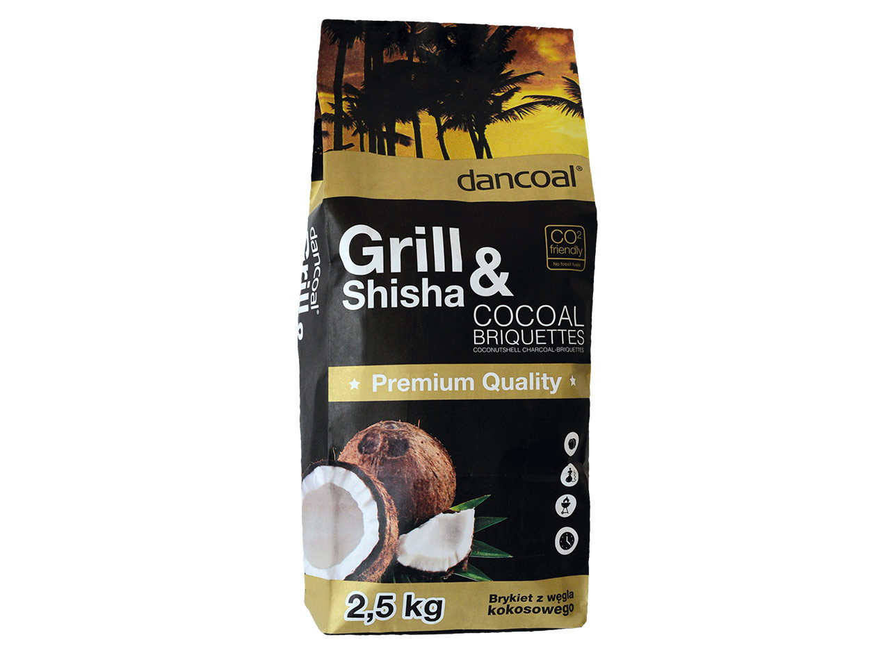 Coconutshell Charcoal ECO Briquettes