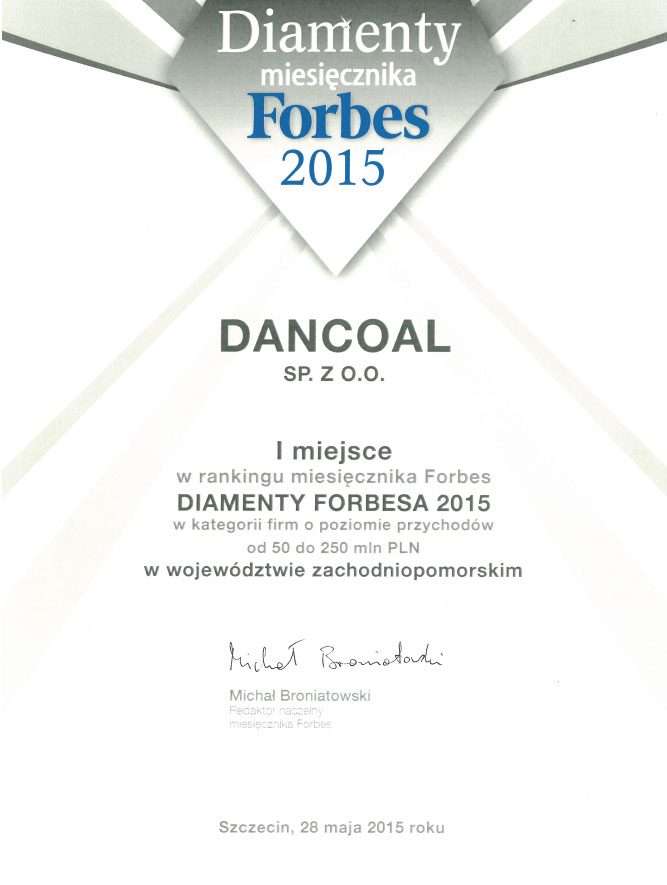 DIAMENTY miesięcznika FORBES 2015